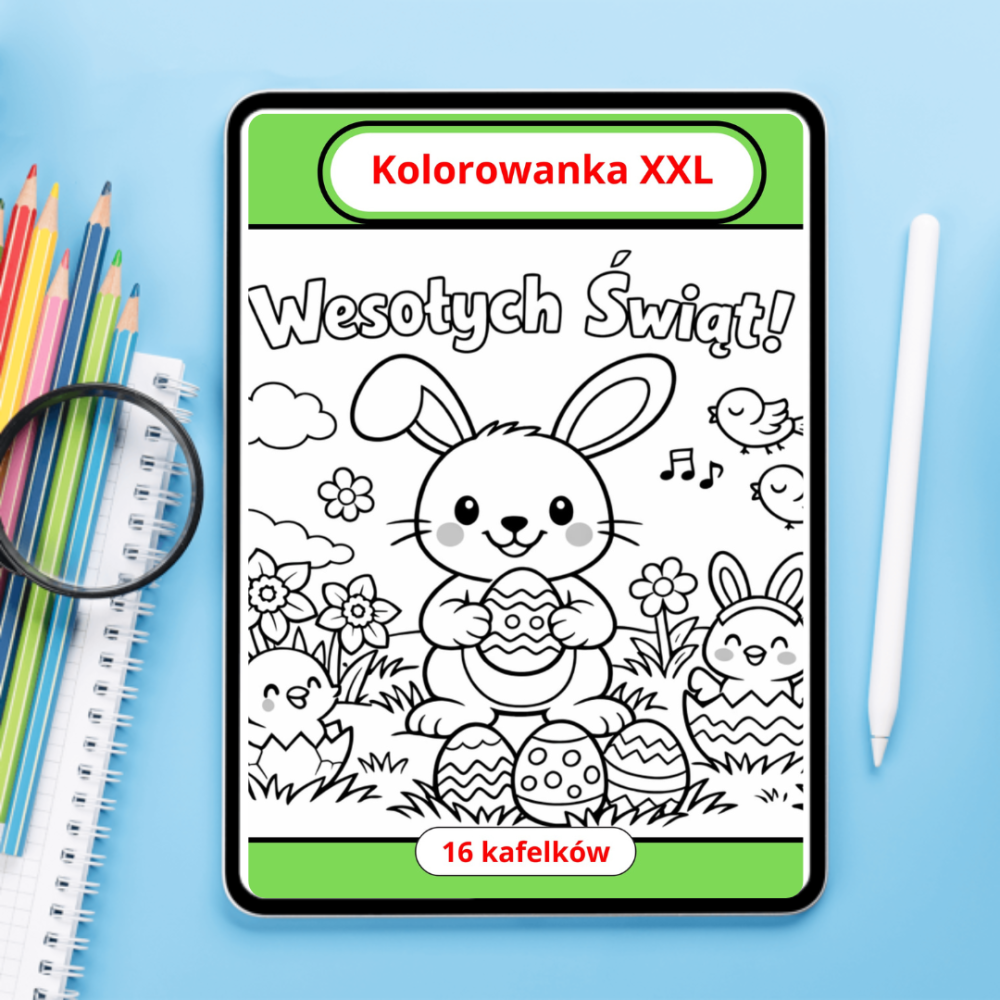 Świąteczna kolorowanka XXL